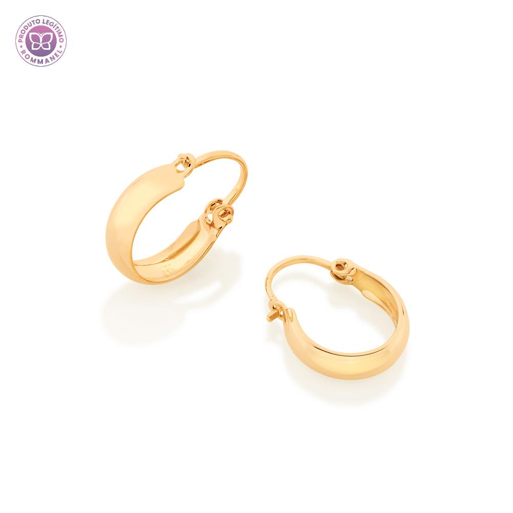 Rommanel Brinco argola infantil banhado a ouro 18K 5207630000