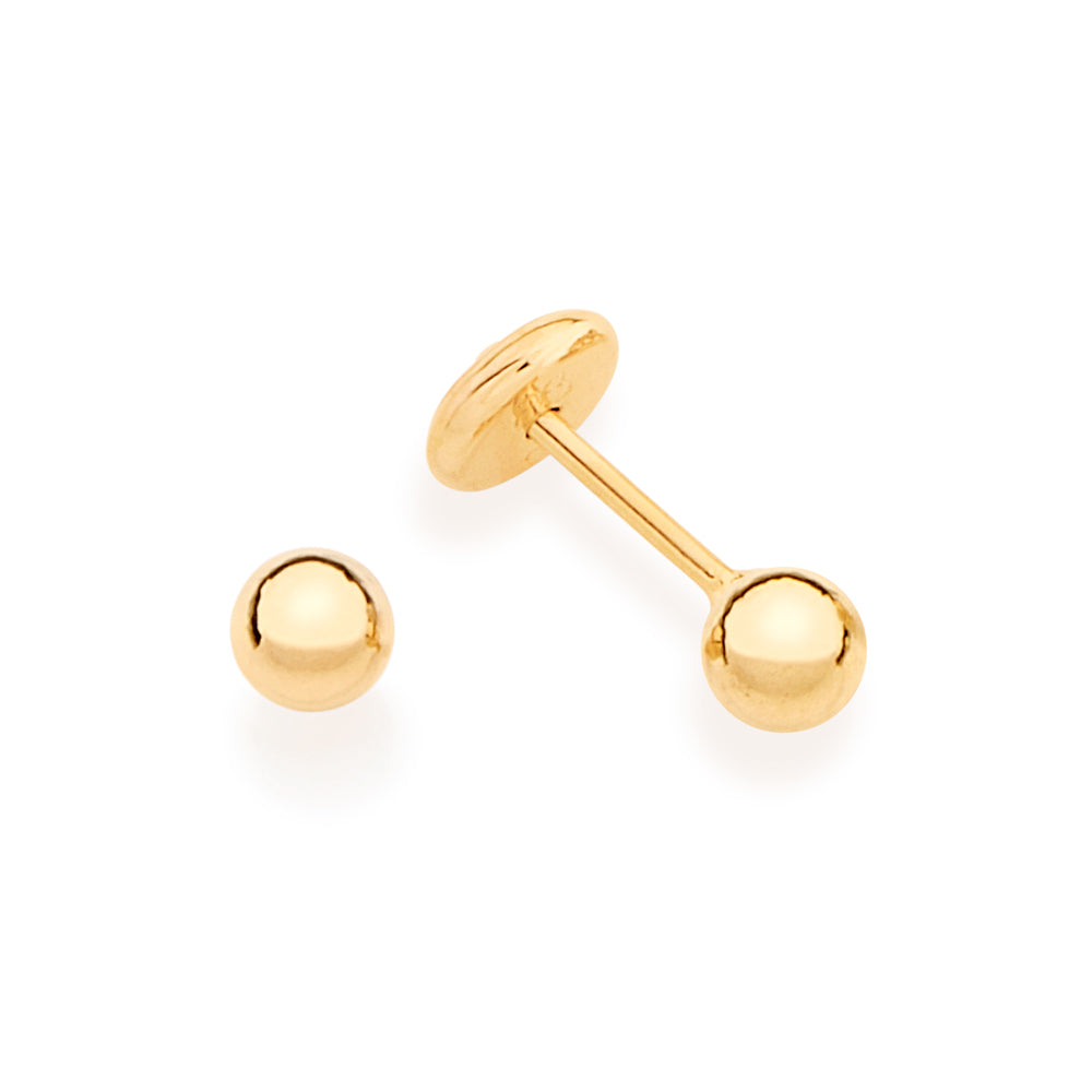 BRINCO ROMMANEL ESFERA INFANTIL BANHADO A OURO 18K - TAM.ÚNICO 5207970000