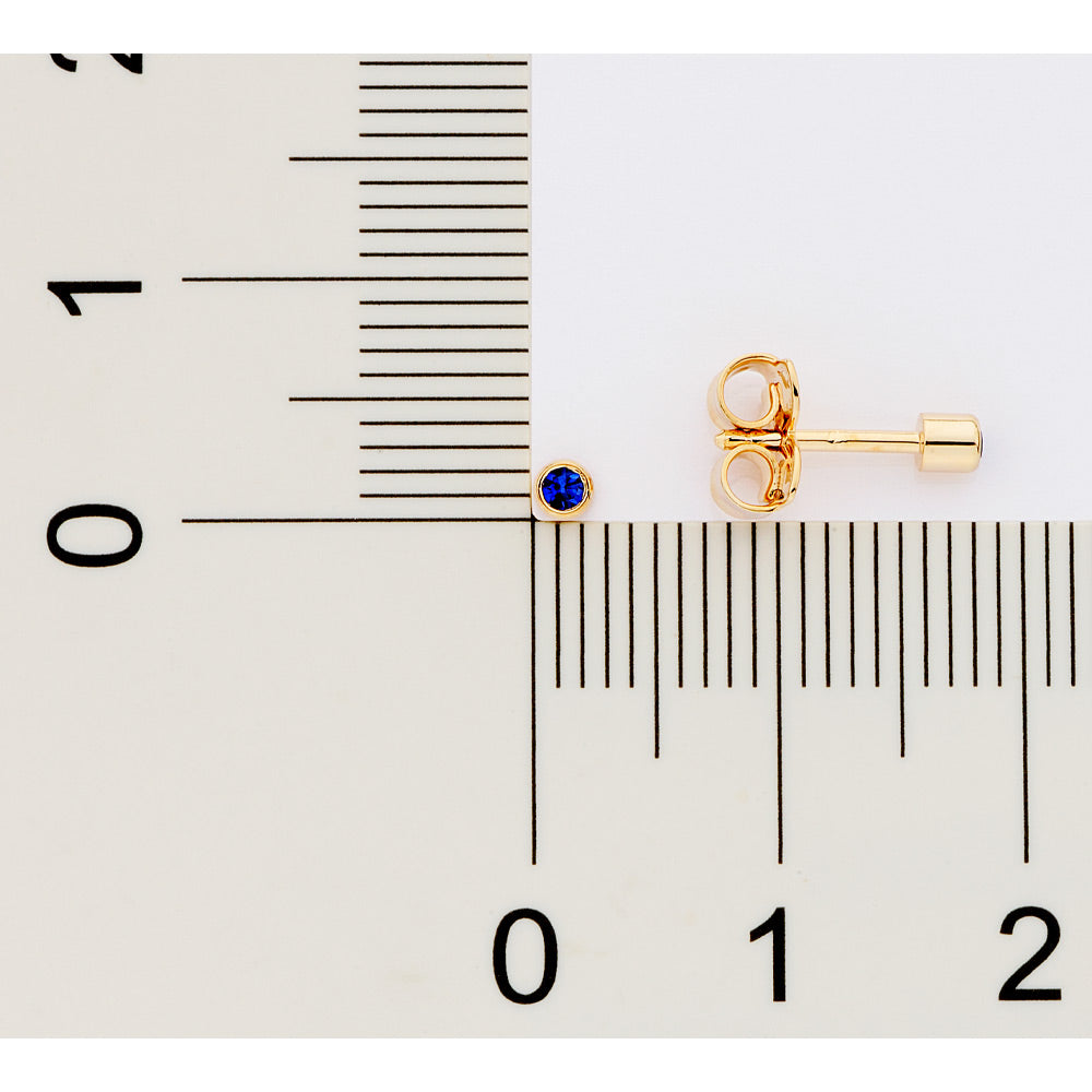 Kit brinco Rommanel semaninha banhado a ouro 18K com cristais coloridos – Tam. Único 5272210014