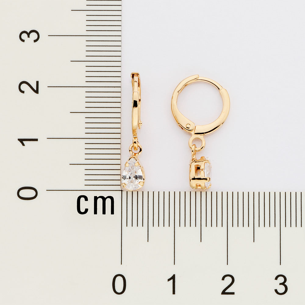 BRINCO ROMMANEL ARGOLA BANHADO A OURO 18K COM ZIRCÔNIAS - TAM.ÚNICO 5272370006