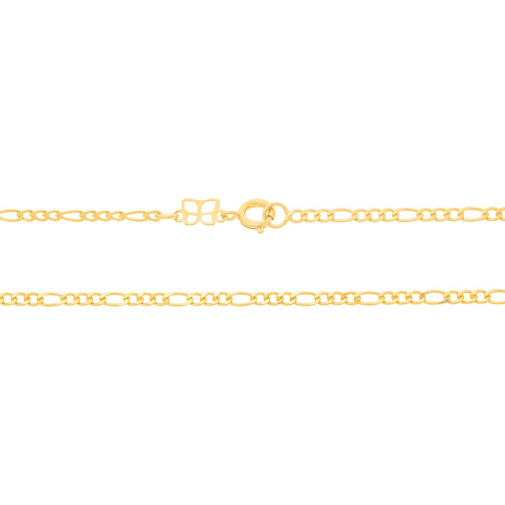 Cordão Laminado Rommanel banhado a ouro 18K 45 cm 5301096000