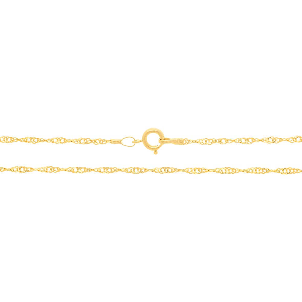 Gargantilha Rommanel singapura banhada a ouro 18K – 50 cm 5305915000