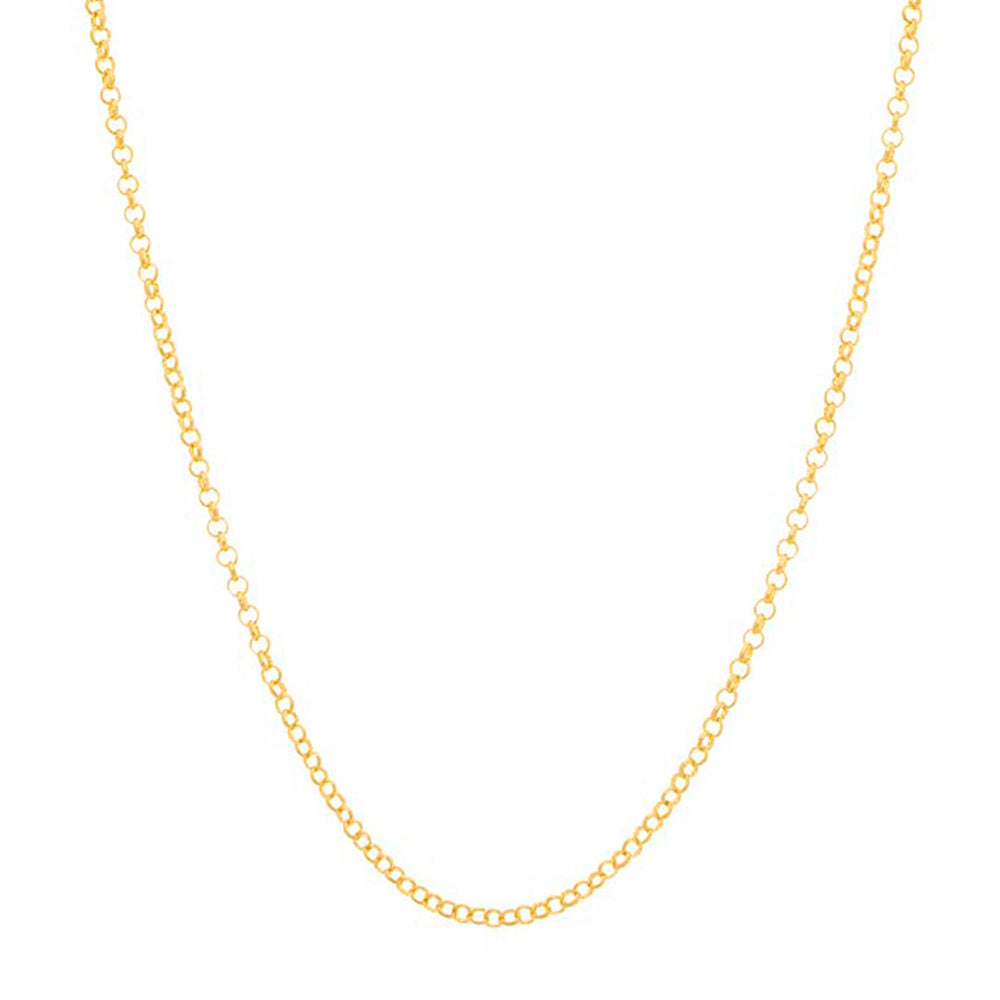 Cordão Rommanel fio português banhado a ouro 18K – Tam.50 5306105000