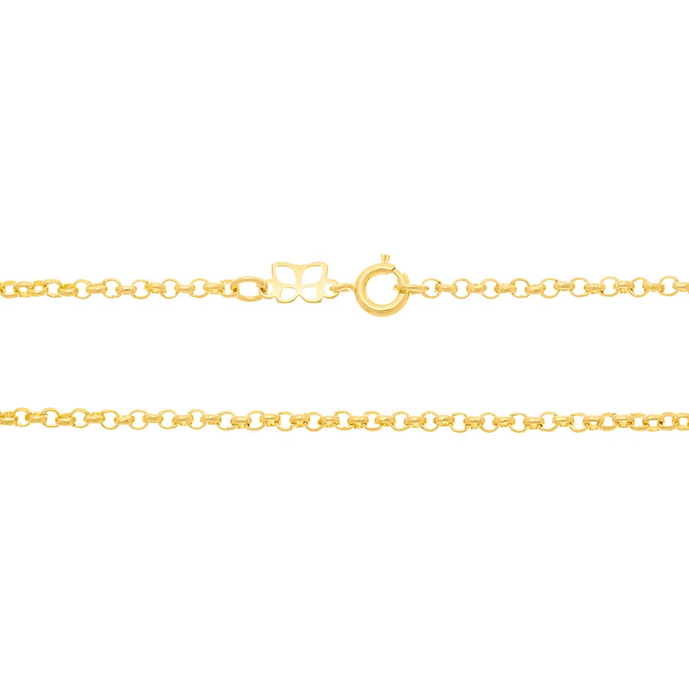 Cordão Rommanel fio português banhado a ouro 18K – Tam.50 5306105000