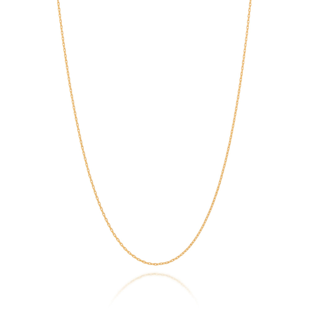 CORDÃO ROMMANEL BANHADO A OURO 18K FIO CADEADO - TAM.50 5316395000