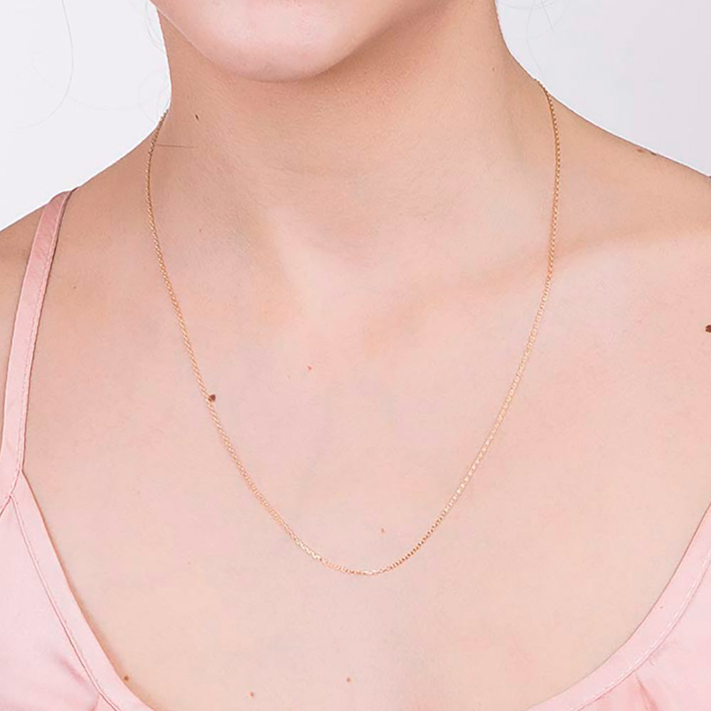 CORDÃO ROMMANEL BANHADO A OURO 18K FIO CADEADO - TAM.50 5316395000