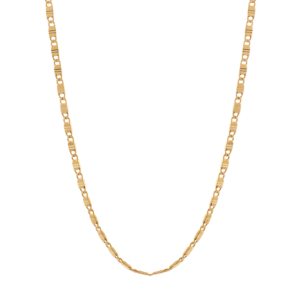 Cordão Rommanel grossura média banhado a ouro 18K 45 cm 5316516000