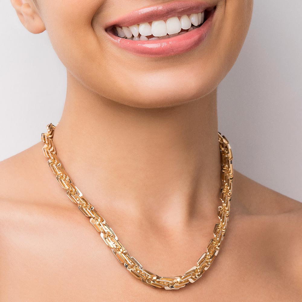 Gargantilha Rommanel supremo banhada a ouro 18K – 45 cm 5324944500