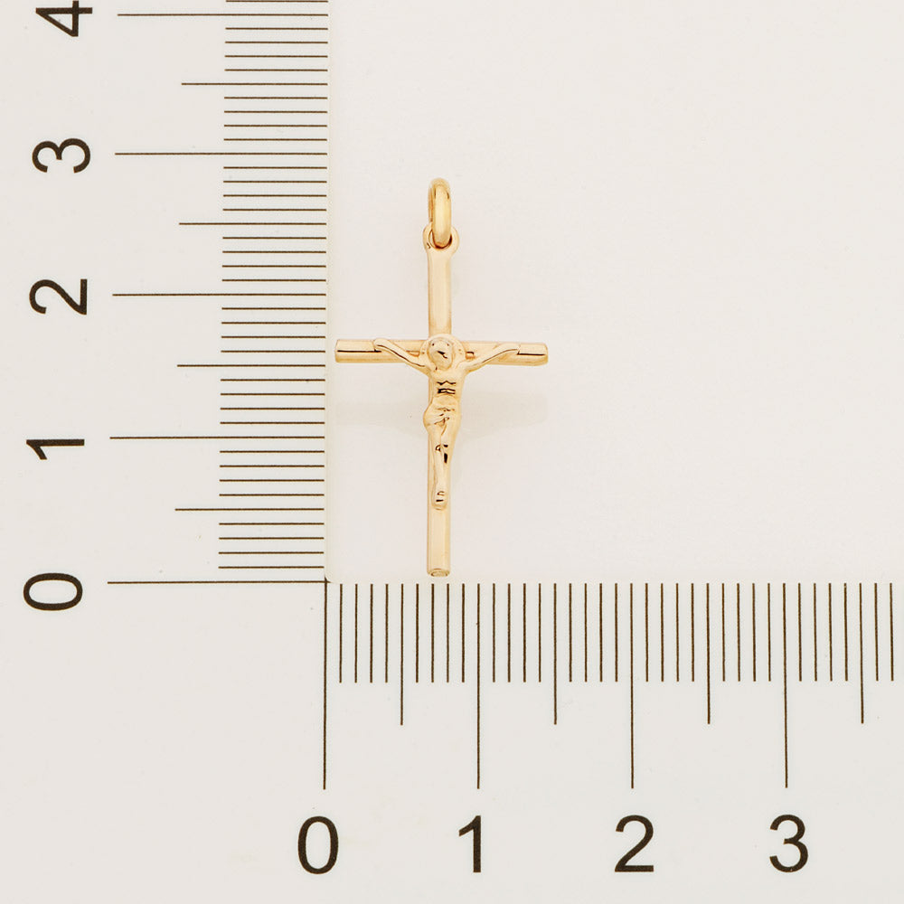 Pingente Rommanel Cruz com Cristo Banhado a Ouro 18K Tam Único 5400030000