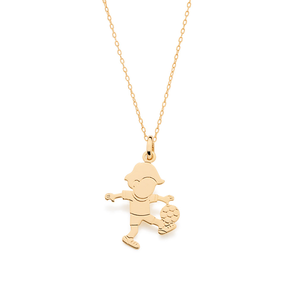Pingente Infantil Menino Rommanel banhado a ouro 18K 5417990000