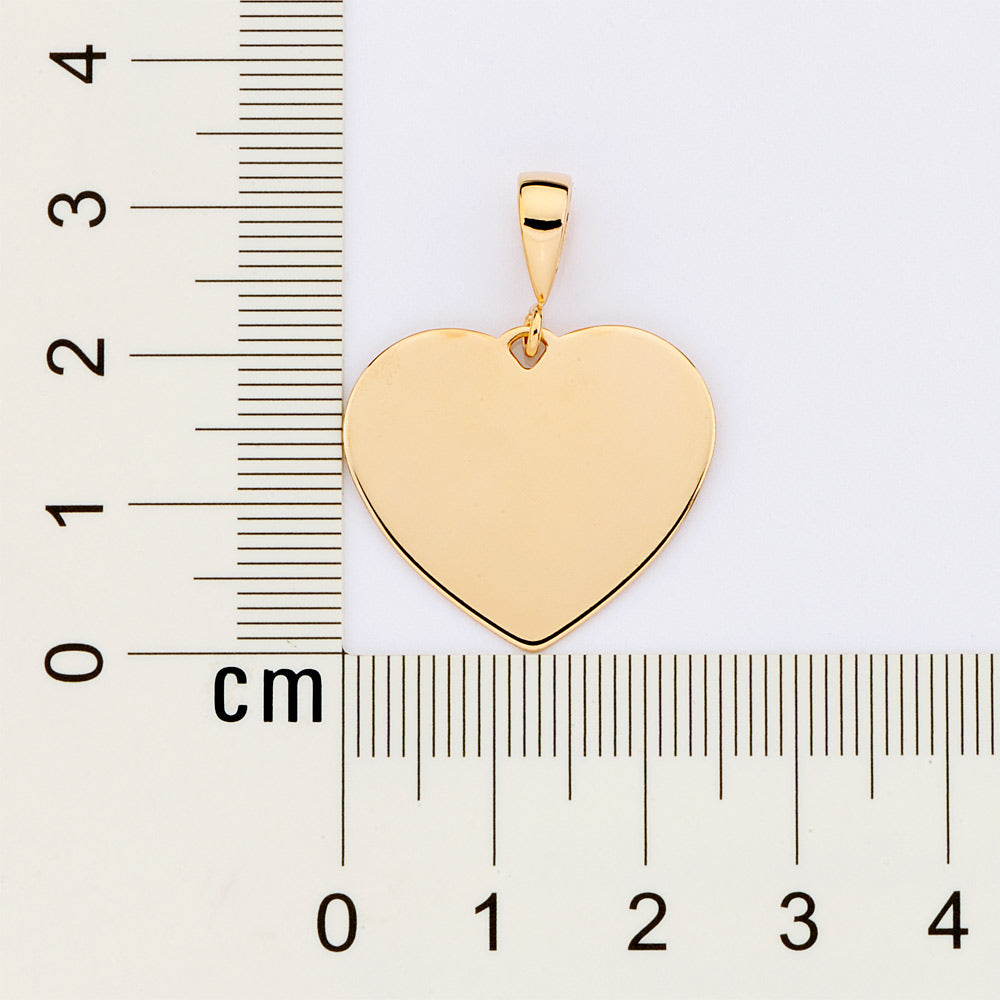 MEDALHA ROMMANEL PERSONALIZÁVEL CORAÇÃO BANHADA A OURO 18K - TAM.ÚNICO 5428100000