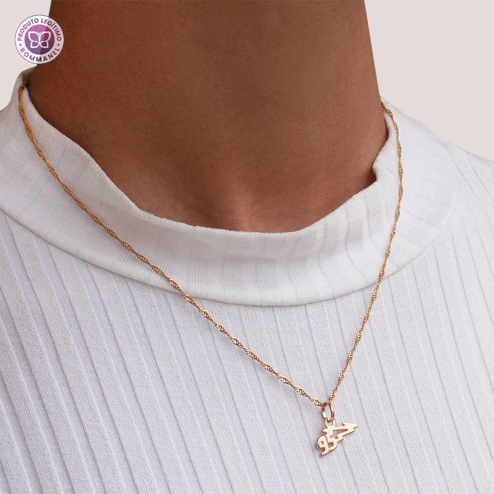 Rommanel Pingente relâmpago 95 banhado a Ouro 18K 5428200000 infantil