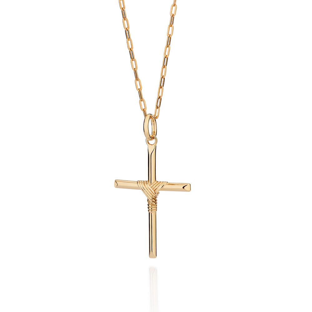 Pingente Cruz Masculino/Feminino Rommanel liso 5428700000