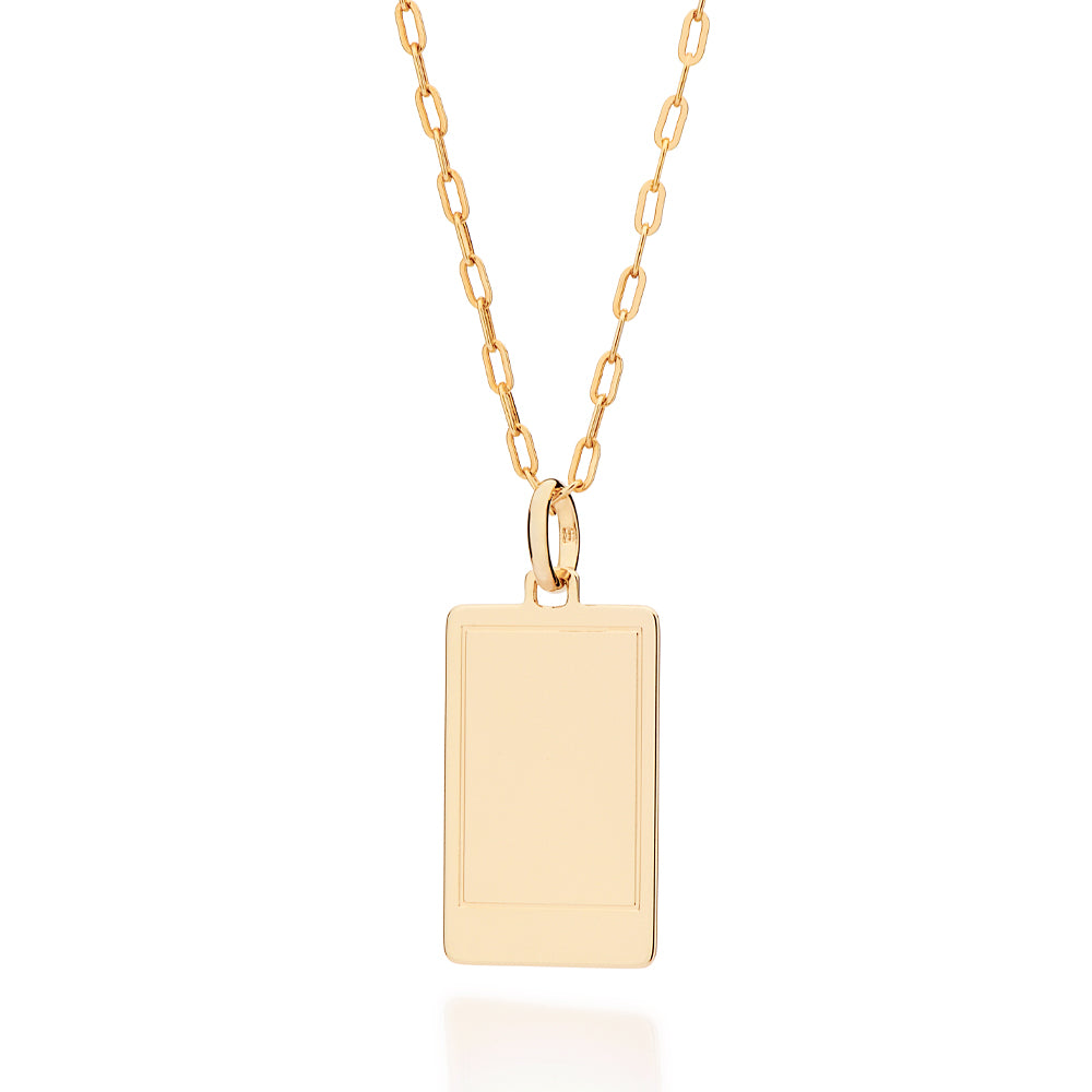 Pingente Retangular Masculino Personalizável Rommanel 5429510000