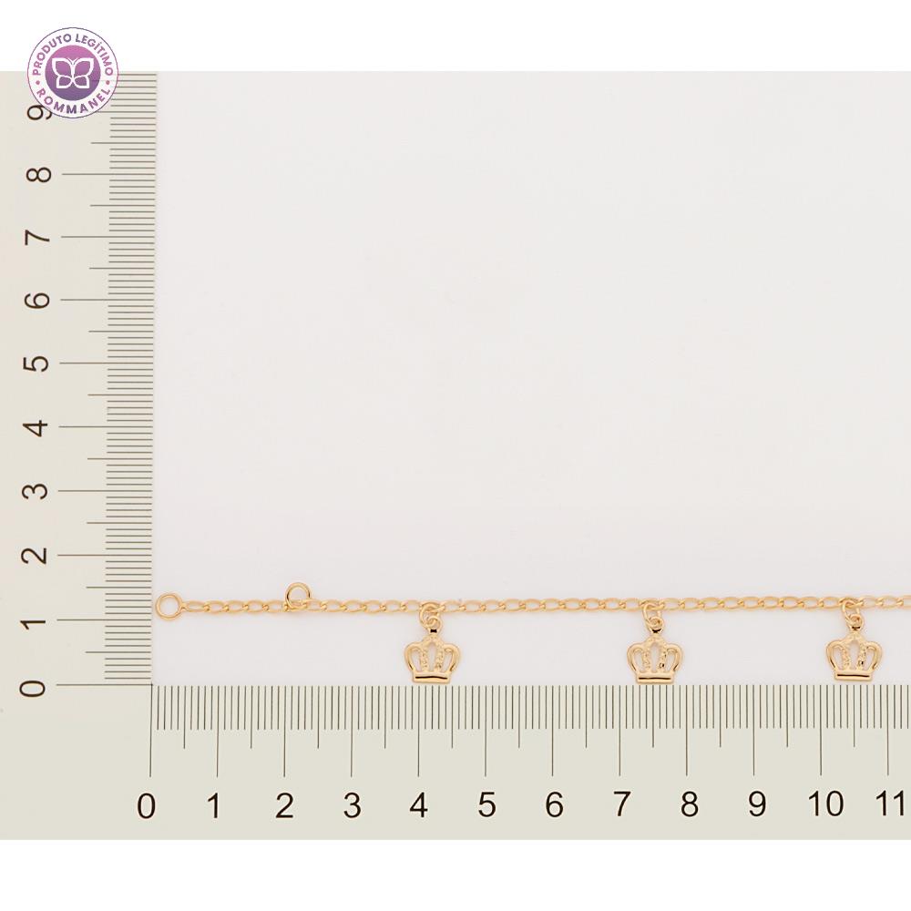 Rommanel Pulseira infantil banhada a Ouro 18K 5511811600 infantil
