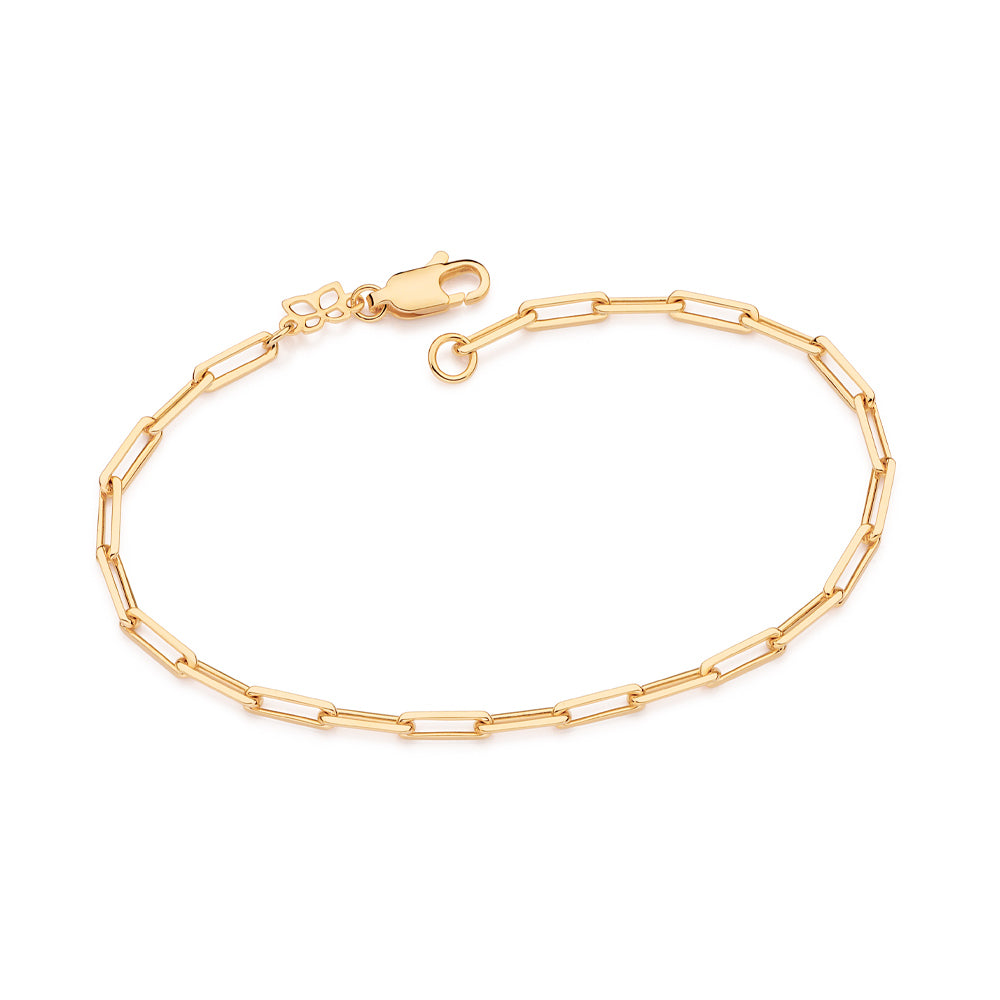 Pulseira Masculino Rommanel Elos Pesados banhada a ouro 18K 5516912100