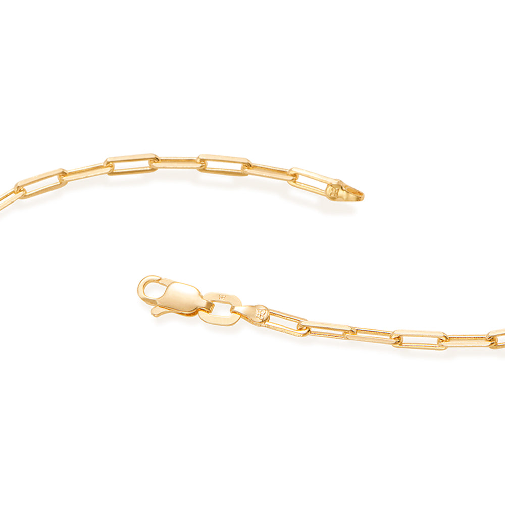 Pulseira Masculino Rommanel Elos Pesados banhada a ouro 18K 5516912100