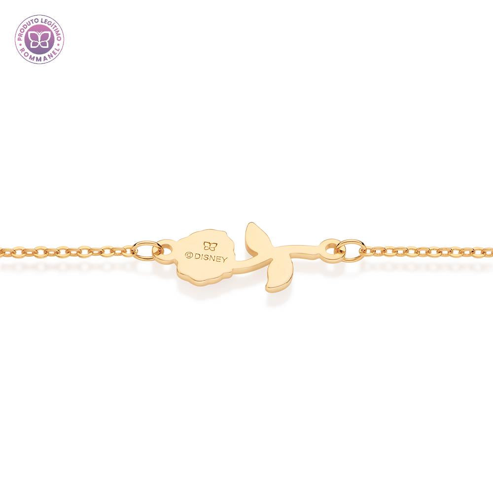 Pulseira Rommanel Rosa da Bela Banhada a Ouro 18K com Resina Colorida Tam Único 5521471614