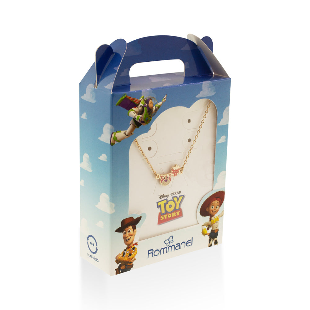 Pulseira Rommanel Lotso e Morango banhada a ouro 18K com aplicação de resina colorida Tam Único 5521911614