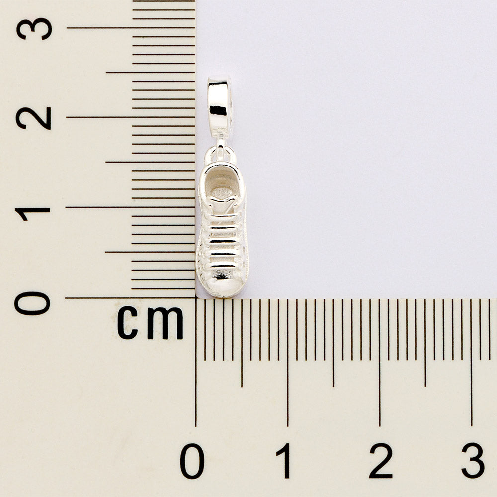 Berloque Rommanel tênis Prata 925 com zircônias Tam Único 8402340024